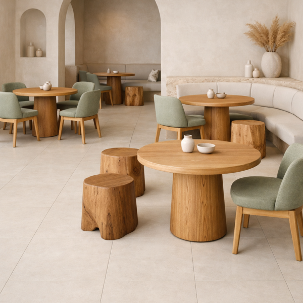 Keramische vloer en wandtegel | Stone Tiles | 60×60 cm | Montana Ivory Beige