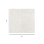 COBBLE STONE ASH White Keramische Stone Tiles 80x80cm - Afbeelding 2