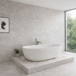 Keramische vloer en wandtegel | Marble Tiles | 60×60 cm | Riverside Bianco Grey
