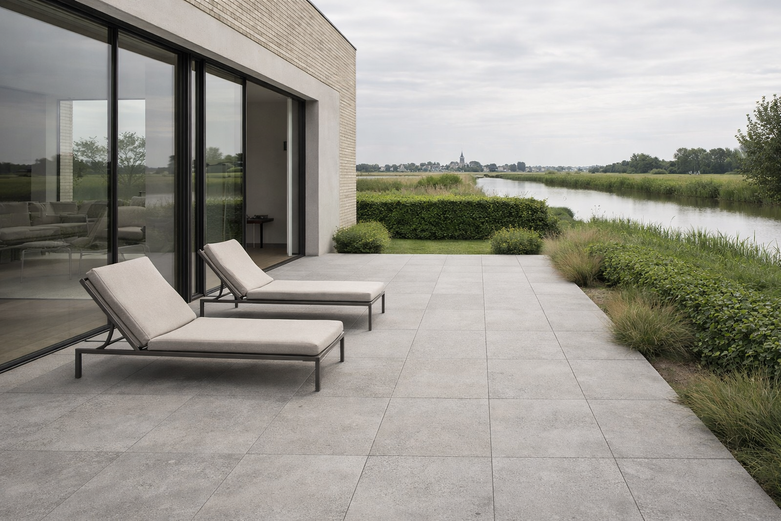 f2bc7c8f-d6ec-48b9-a8d4-53532d504cef MONTPELIER FALL Grey Keramische Stone Tiles 60x120cm - Afbeelding 1